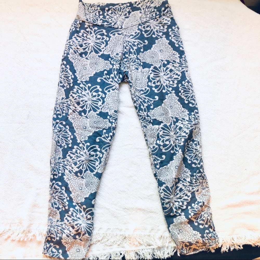Summer Paisley Print High Waist pants 🍀